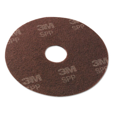 Scotch-Brite™ Surface Prep Floor Pads, 16" Diameter, Brown, 10-carton freeshipping - TVN Wholesale
